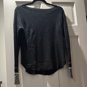 Express Black and Gray Women's Top